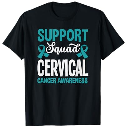 Support Squad - Nastro da Combattimento per la sensibilizzazione al Cancro cervicale Maglietta