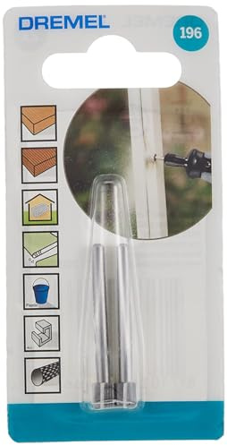 Dremel 196 Hochgeschwindigkeits-Fräser - Zubehörsatz für Multifunktionswerkzeug mit 2 Fräsern Ø5,6mm zum Schnitzen, Gravieren und Fräsen in Holz, Weichmetall, Beton u.v.m., Grau, 5,6 mm