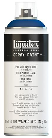 Liquitex Professional Spray Paint 400 ml, Phthalocyanine Blue (Green Shade)