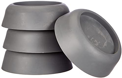 WENKO Vibrationsdämpfer 4er Set - 4er Set, Thermoplast, 4.5 x 2 x 4.5 cm, Grau