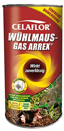 Substral Celaflor Wühlmaus-Gas Arrex - Effektive Bekämpfung von Wühlmäusen und Maulwürfen, 250g, Einfache Anwendung