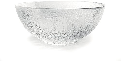 Excelsa Arabesque ensaladera, Cristal, Transparente, 23 x 23 x 10 cm