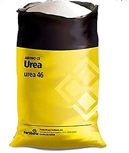 Suinga 1 Kg FERTILIZANTE NITROGENADO UREA 46%. Utilizado en cualquier tipo de cultivo, rápido crecimiento y una mayor coloración de la planta.