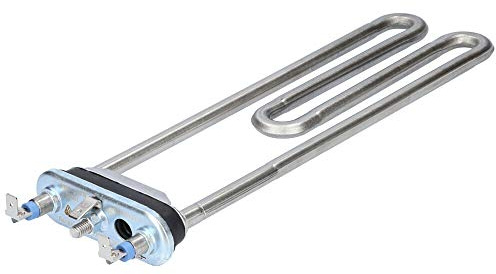 Kenekos - Heizelement 230V, Heizstab kompatibel mit Bosch/Siemens Waschmaschine, Constructa, Balay, wie 12029196 (ersetzt 265961/00265961), 230 V 2050 Watt - mit Bohrung für NTC-Sensor