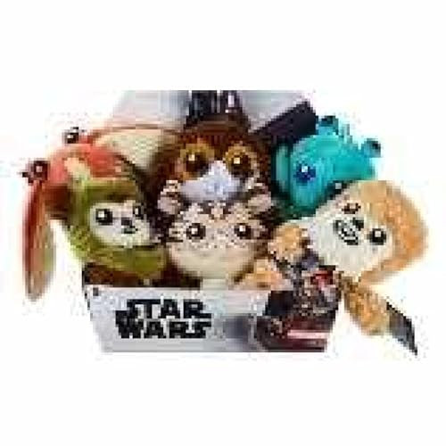 MERCHANDISING LICENCE Unisex Kinder SURTIDO CRIATURAS Galaxy Edge PELUCHES 15 cm Star Wars GXG79, Bunt