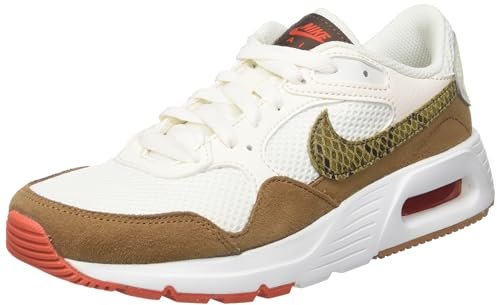 Nike Damen Air Max Sc Se Sneaker, Blasse Elfenbein Picante Rot Summitisch Weiß, 40.5 EU