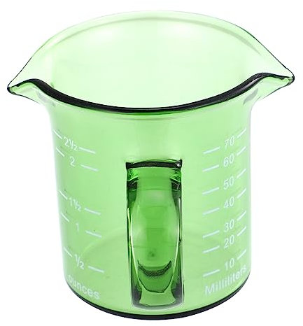 GRIRIW Tazza Da Caffè e Tè in Vetro Bicchiere Per Caffè Misurino Da Cucina Per e Altri Usi Design e