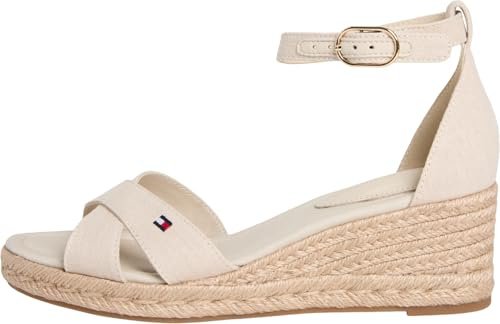 Tommy Hilfiger Femme Mid Wedge Espad X Cross Fw0fw09332 Espadrilles compensées