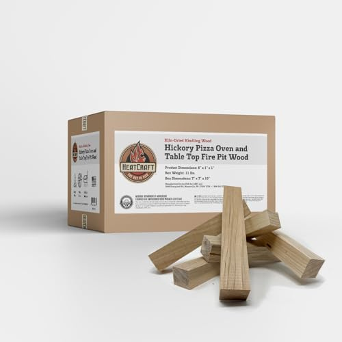 Heatcraft Premium Kiln Dried Wood Kindling for Pizza Ovens, Tabletop Fire Pits & Campfires