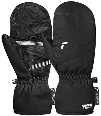 Reusch Wonder Junior skidhandskar – R-TEX XT barnvantar, vattentäta och vindtäta – vinterhandskar med TecFill-isolering, MicroActivefoder och softshell – för flickor och pojkar