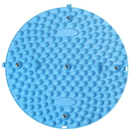 Esterilla de acupresión para masaje de pies, con forma de pie para relajar los pies, almohadilla para puntos de presión debajo del escritorio para aliviar el estrés y el dolor de arco y talón.