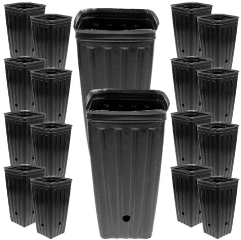 GETAJGHSD Macetas de Propagación y Copa para Plantar Frutas para Jardinería, Vivero Portátil Drenaje Lateral, Retención de Agua, Transporte Fácil, Ideales para Cultivo de Plantas y Flores
