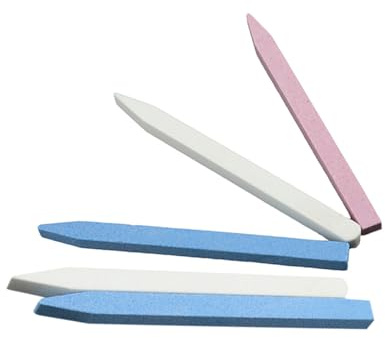 Beatifufu Set 5pezzi Pietra Pomice per Manicure e Pedicure Rimozione Cuticole e Calli per Unghie Lisce e Perfette Colore Casuale