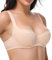Oscrenia Balconette Bra for Women Underwire Push Up Half Cup Demi Balcony Plunge Bras(38C,Beige)
