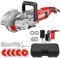 HNBYLMM Rozadora de Pared, Fresa para muros de 4000 W con 5 Hojas de Sierra, Ancho de ranurado máximo de 33mm, 7500 RPM, cortadora de Paredes para Ladrillos, mármoles, Paredes y hormigón,Red