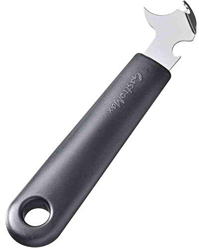 GASTROMAX 7161-1 Dosenöffner 15 cm. 3 cm. 1,5 cm. Schwarze Farbe, Edelstahl