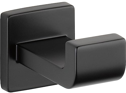 Delta 77535 Ara Wall Mounted Single Robe Hook, Matte Black