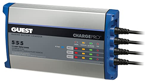 Guest 2713A Guest On-Board Battery Charger 15A / 12V; 3 Bank; 120V Input
