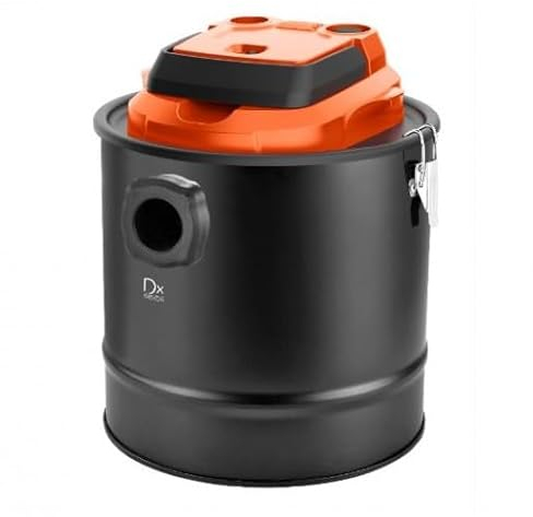 Dx DREXON 781018 Aspiradora de 1200 W para Cenizas y Polvo de pellets, 18 L, 2 Accesorios, función soplador