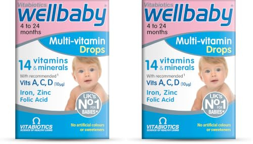 Vitabiotics Wellbaby Multi-Vitamin Drops, 30ml (Pack of 2)