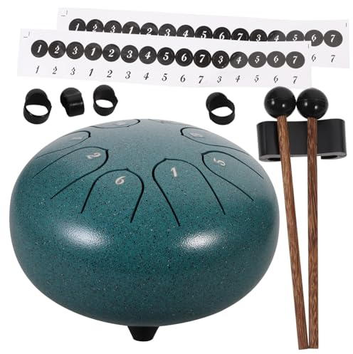 ifundom Handpan Trommel Set Ethereal Steel Tongue Drum Für Meditation Yoga Und Musikbildung Enthält Schlägel Und Englische Noten Perfektes Percussion Instrument Für Innere Ruhe Und
