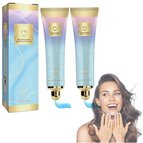 Mikabila (F, 03)2Stück Niacinamide Whitening Zahnpasta,Zahnpasta Entfernen Flecken und Whitening,Frischer Atem,Niacinamide Intensive Whitening Toothpaste für Deep Cleaning