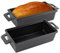 Xnqelerate 2PC Gusseiserne Brotbackform rechteckig mit Deckel 25cm Doppelohr Ideal für Ofen, Herd, Induktion & Grill Europäische Brotbackform für perfektes Backergebnis