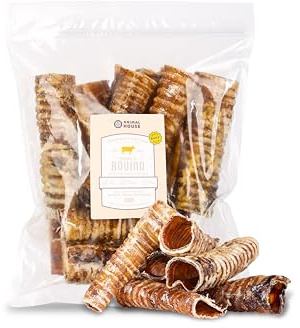Animal House - Snack Naturale per Cani BARF alle Trachee Bovine, Delizia Proteica Europea per il Benessere del Tuo Amico a Quattro Zampe (500 GR, TRACHEE BOVINE)