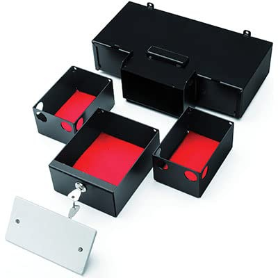 1 PZ CASSAFORTE INVISIBILE A MURARE PRESA3 STARK FRONTALE PRESA ELETTRICA CM 31X18.5 H.CM 7