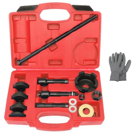 ReluxGo Wheel Bearing Puller Removal Motorcycle Tool Kit for Harley Davidson, Wheel Bearing Removal and Installation Tool for 3/4 1 25mm Bearings for Hogs from 2000, Wheel Bearing Press (Red)