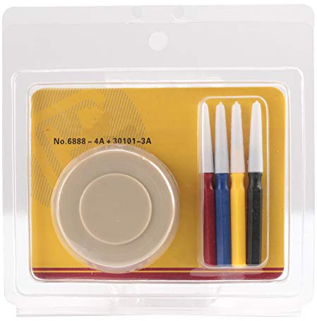 Taidda- Uhr-Öler-Set, professionelles Uhrmacher-Reparaturwerkzeug Professionelles Uhr-Öler-Set 1 Ölbecher 4 Ölstift-Sortiment-Kit für Uhrmacher