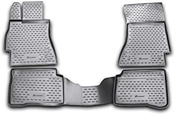 Element Passgenaue 3D Fussmatten Designed für Mercedes-Benz S-Class, W221, 2005-2013, 4 TLG.