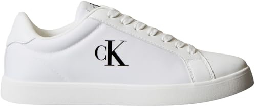 Calvin Klein Donna Sneakers con Suola Preformata Profilo Basso, Bianco (Bright White), 36