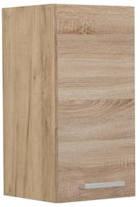Vicco Hängeschrank R-Line, hängender Küchenschrank, Sonoma, 30 cm