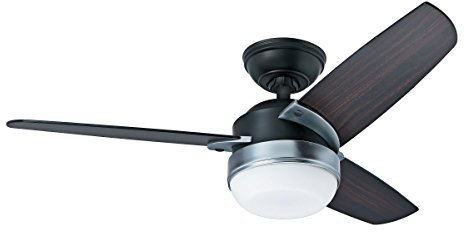 Hunter CASA Bruno Nova Deckenventilator Ø 107 cm mit Licht, schwarz