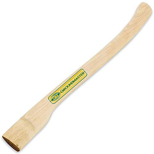 GroundMaster 12 - 24 Long Handheld Axe Handle - Strong Durable Hickory Shaft (14 (350mm))