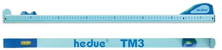 hedue® Regla telescópica de medición TM3 – barra telescópica extensible para medir dimensiones interiores, 75-300 cm