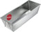 KADAX Cantura da forno rettangolare, forma di scatola in lamiera, forma della torta reale con strato anti -hub, panetteria, stampo per torta, teglia, forma di pane quadrato (30,5 x 12 cm, argento)