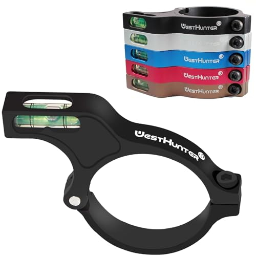 WestHunter Optics Scope Bubble Level for 30mm Tubes - Precision Shooting & Competition | Black