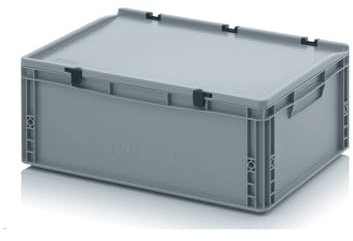 Totebox 45 Litre Euro Stacking Container With Lid Attached (Pack of 10)