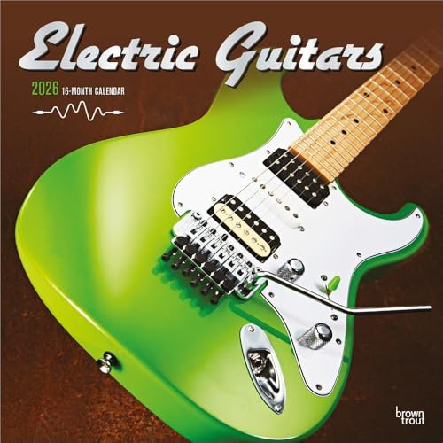 Electric Guitars – Elektrische Gitarren 2026 – 16-Monatskalender: Original BrownTrout-Kalender [Mehrsprachig] [Kalender]