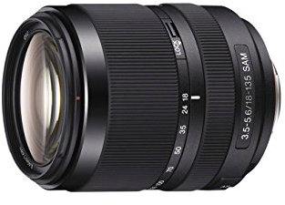 Sony SAL-18135, Zoom-Objektiv (18-135 mm, F3,5–5,6 SAM, A-Mount APS-C, geeignet für A77, A68, A58 Serien)