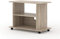 BIM Furniture TV-Ständer Yogi – Fernsehständer auf Rollen 80x60x40 cm, Niedriges Regal mit Ablagen, Moderner Fernsehständer mit Kabelloch – Sonoma Eiche