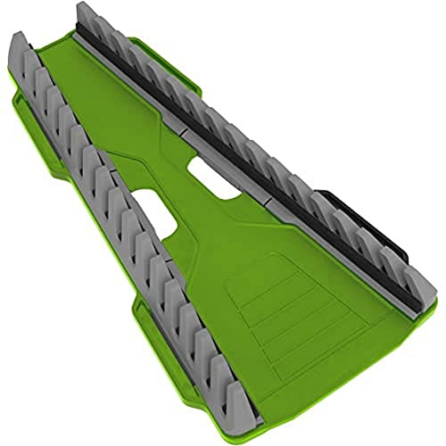 Sealey WR11HV 16pc Reversible Spanner Rack - Hi-Vis Green