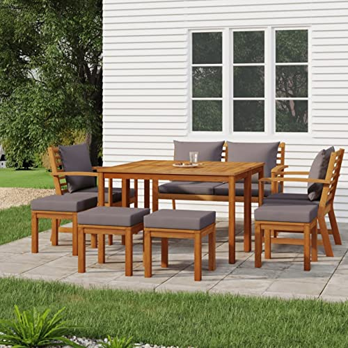 Yolola Garteöbel Set mit Kisse Mecksofa Garten Balkonmöbel Garten Lounbel Terrasse Garounge Sofa Outdoor Gartesofa