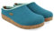 HAFLINGER Grizzly Kris Filzpantoffel Hausschuh Filzclog Hellblau (Türkis 293), Gr.43
