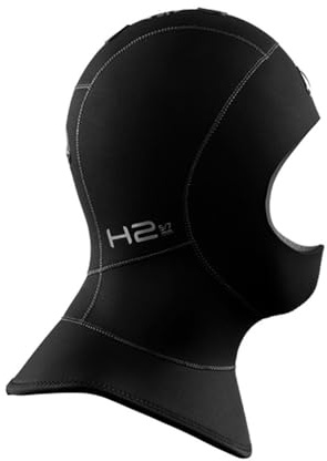 Waterproof H2 5/7 mm Kopfhaube mit Ventil Neoprenhaube (ML)