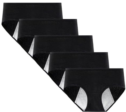 Boletochic Damen Periodenhöschen Starke StröMung Hohe SaugfäHigkeit Unterwäsche Baumwolle MenstruationsunterwäSche Für Frauen & MäDchen