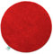 Floordirekt Badematte Sky, Badteppich in Rund, Dichtes, Flauschiges Wohlgefühl für Ihr Zuhause, Badvorleger rutschfest waschbar, schadstoffgeprüft (Rot, 95 cm (Rund))