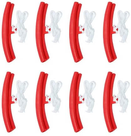 Qsvbeeqj Juego de protectores para llantas de coche, 8 unidades, para el mantenimiento del vehículo